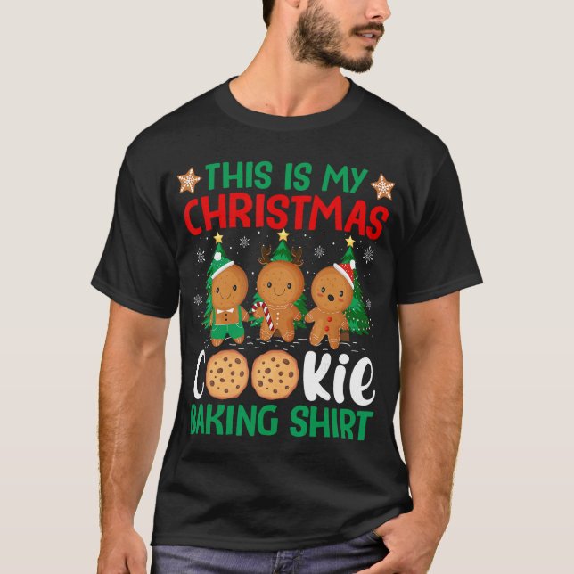 This is My Christmas Cookie Baking Holiday Cheer X T-Shirt (Vorderseite)