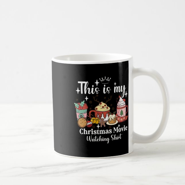 This Is My Christmas Movie Watching Shirt Family M Kaffeetasse (Rechts)