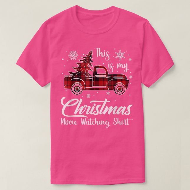 This Is My Christmas Movie Watching Shirt Tree Tru (Design vorne)