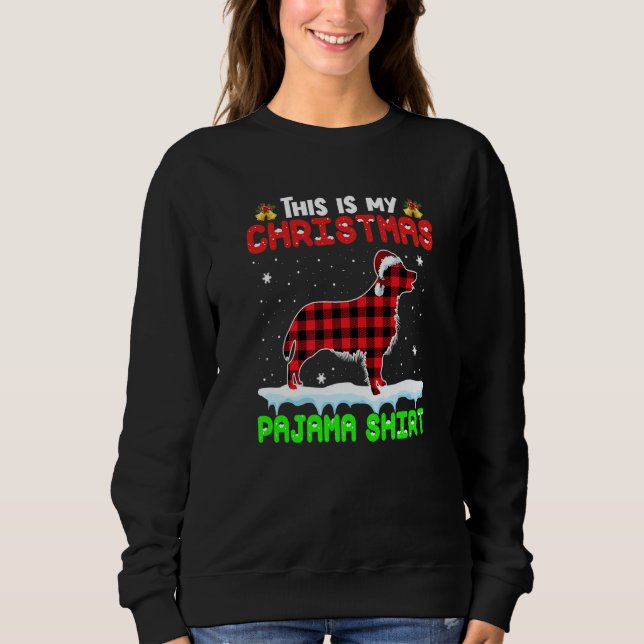 This Is My Christmas Pajama  Golden Retriever Dog Sweatshirt (Vorderseite)
