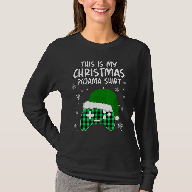 This Is My Christmas Pajama  Merry Christmas 3 T-Shirt (Vorderseite)