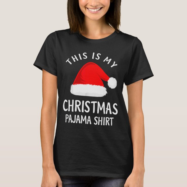 This Is My Christmas Pajama Shirt Funny Christmas  (Vorderseite)