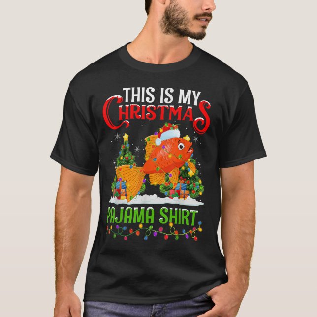 This Is My Christmas Pajama Shirt Goldfish Christm (Vorderseite)
