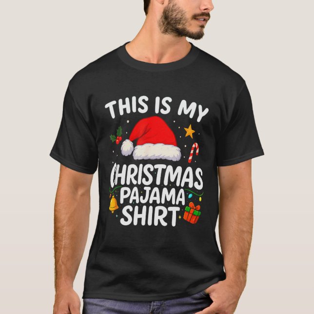 This Is My Christmas Pajama Shirt Lights Men Women (Vorderseite)