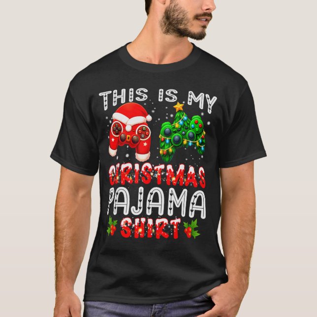 This Is My Christmas Pajama Shirts Controller Pjs  (Vorderseite)