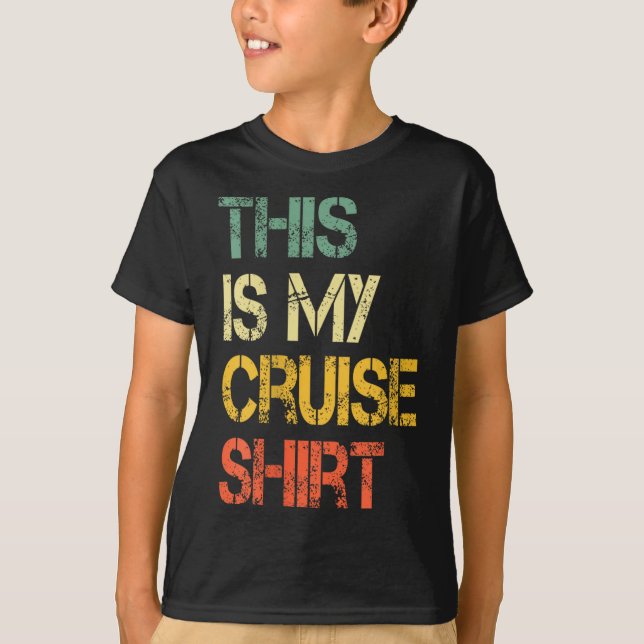 This Is My Cruise Shirt Funny Love Cruising Vacati (Vorderseite)