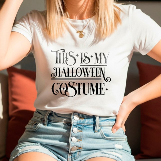 This Is My Halloween Costume | Funny Easy  T-Shirt (Von Creator hochgeladen)