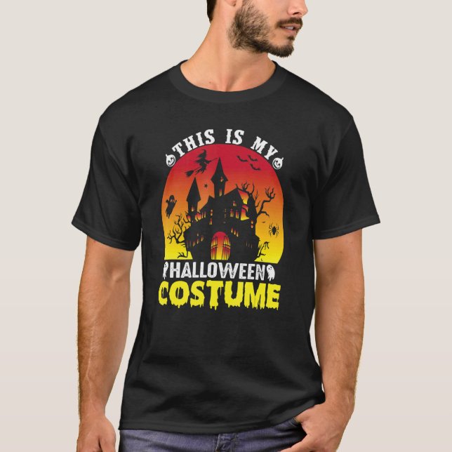 This Is My Halloween Costume Last Minute Halloween T-Shirt (Vorderseite)