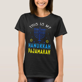 This Is My Hanukkah Pajamakah Hanukkah Jewish Paja T-Shirt