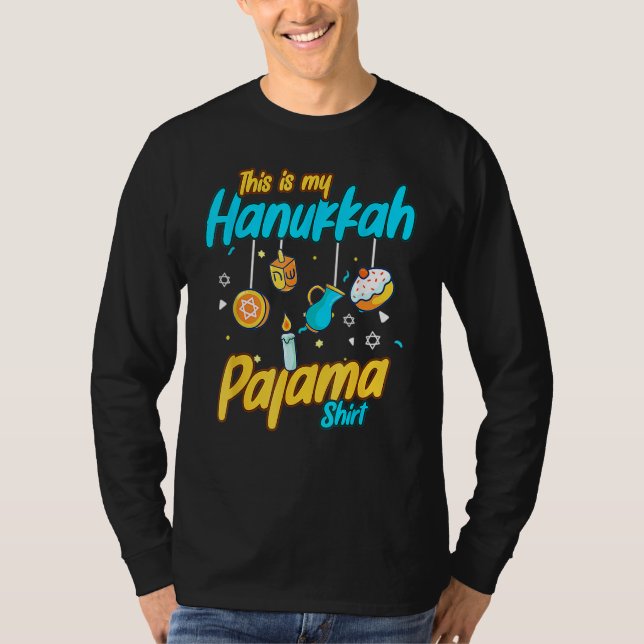 This Is My Hanukkah Pajamakah Hanukkah  Pjs T-Shirt (Vorderseite)
