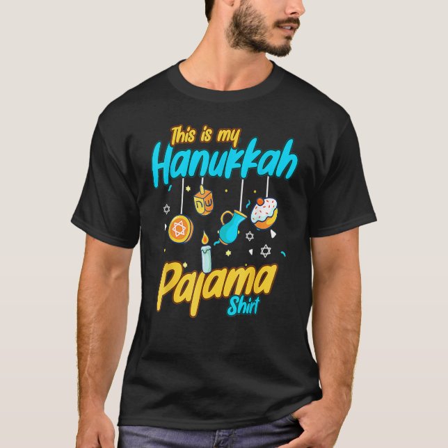 This Is My Hanukkah Pajamakah Hanukkah  Pjs T-Shirt (Vorderseite)