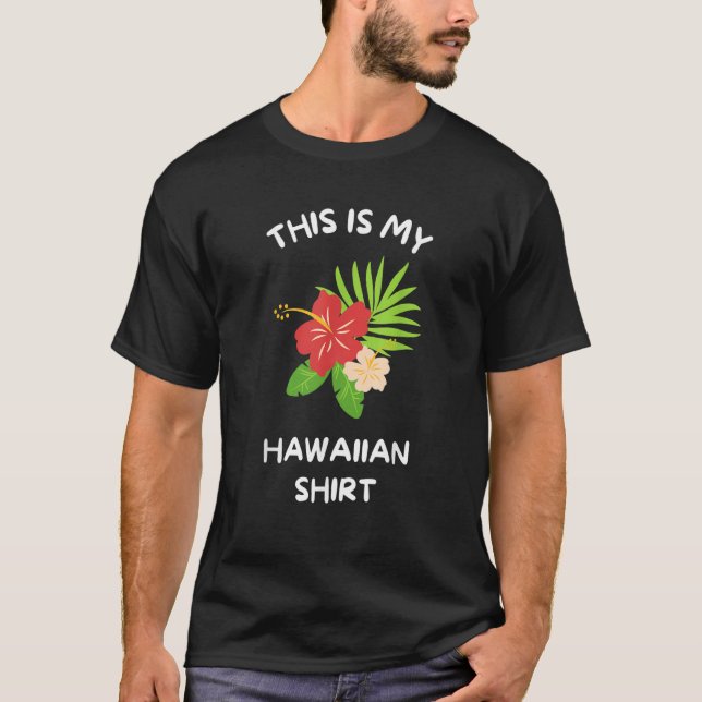 This is My Hawaiian  Aloha Hawaii Hawaiian Lei Flo T-Shirt (Vorderseite)
