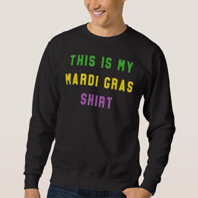This Is My Mardi Gras Costume Shirt Carnaval Party (Vorderseite)