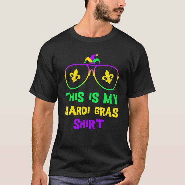 This Is My Mardi Gras Outfit Men Women Kids T-Shirt (Vorderseite)