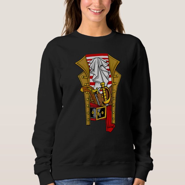This Is My Pirate Costume  Pirate Halloween Costum Sweatshirt (Vorderseite)