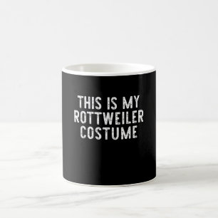 This Is My Rottweiler Dog Costume Halloween Lazy Kaffeetasse