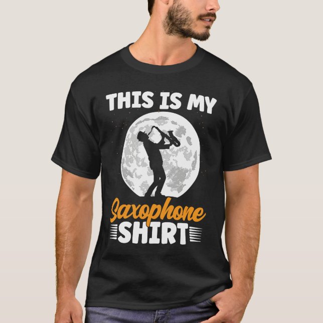 This is my Saxophone   saxophonists T-Shirt (Vorderseite)