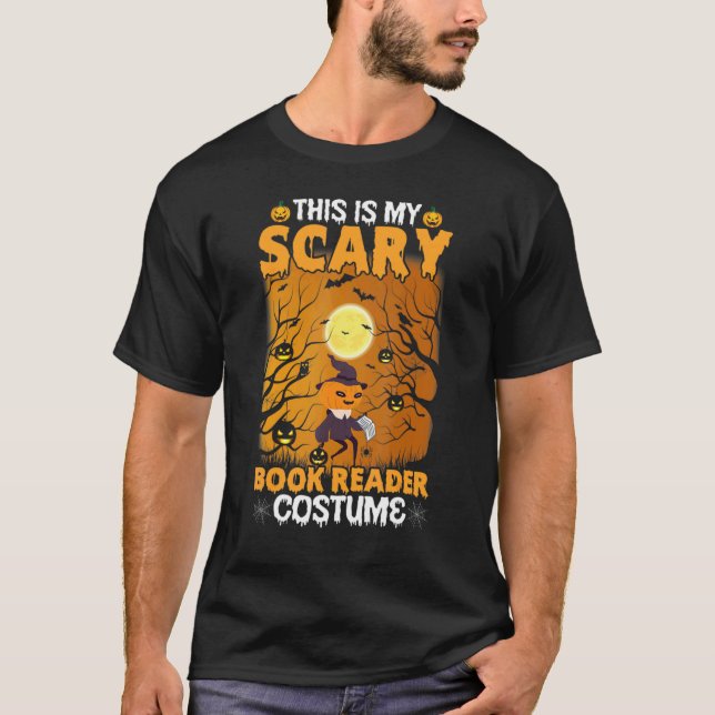 This Is My Scary Book Reader Costume T-Shirt (Vorderseite)