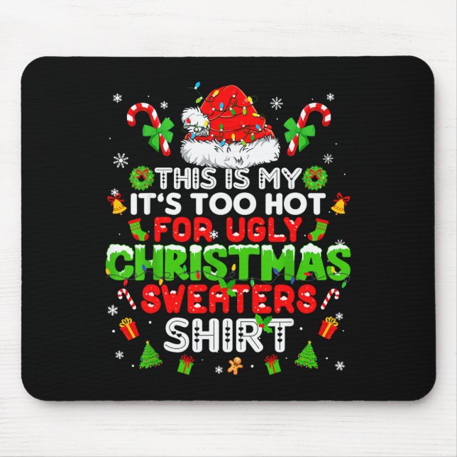This Is My Shirt Family Matching Tee Pjs Christmas Mousepad (Vorne)