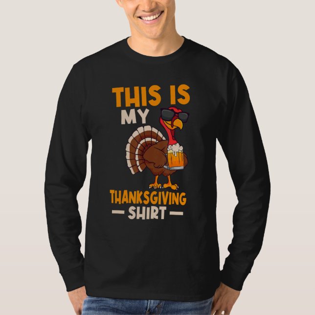 This Is My Thanksgiving  Happy Turkey Day Thanksgi T-Shirt (Vorderseite)