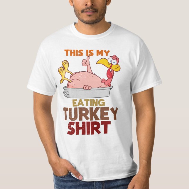 This Is My Turkey Eating Shirt – Funny Thanksgivin (Vorderseite)