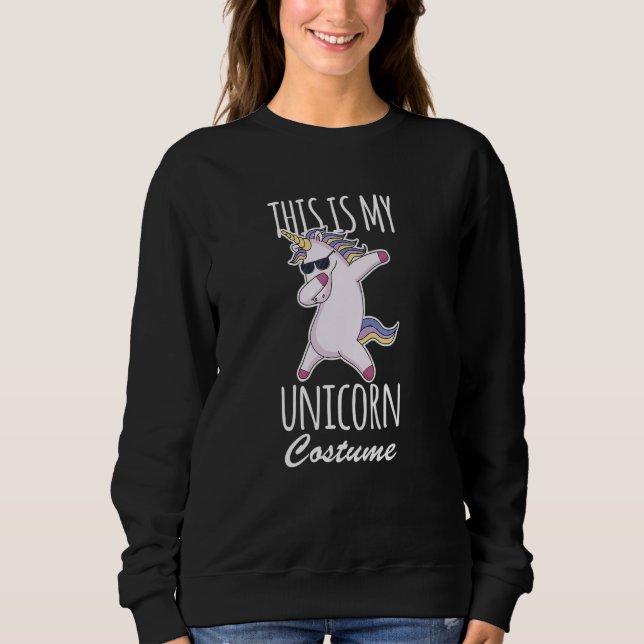 This Is My Unicorn Costume  Lazy Easy Sweatshirt (Vorderseite)