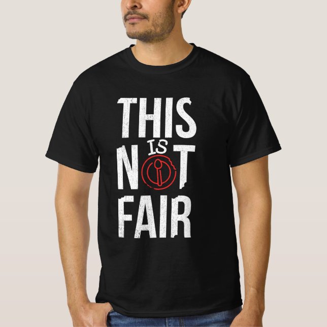 This is not fair-Helping Hands: Unity & Support T-Shirt (Vorderseite)