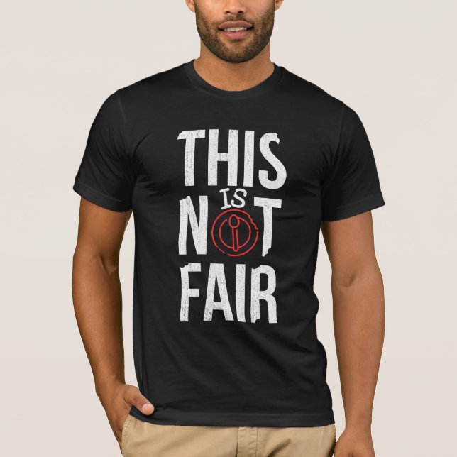 This is not fair-Helping Hands: Unity & Support T-Shirt (Vorderseite)