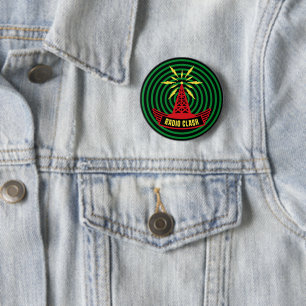 This Is Radio Clash Auf Piratensatellit Parodie Button