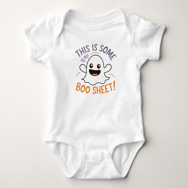 This-Is-Some-Boo-Sheet boo Baby Strampler (Vorderseite)