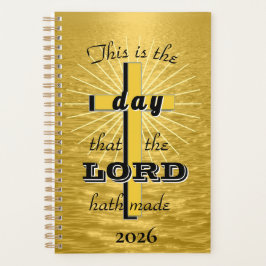 This is the day Gold, 2026 Christian Planner Planer