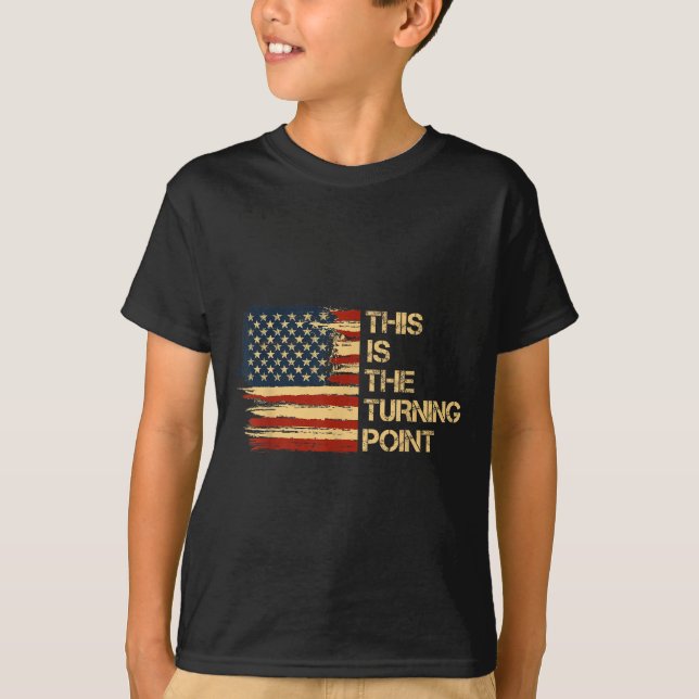 This Is The Turning Int Tee Usa Flag For Men Women (Vorderseite)