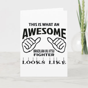This is what an awesome Brazilian Jiu Jitsu Fighte Karte