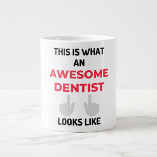This Is What An Awesome Dentist Looks 2 Jumbo-Tasse