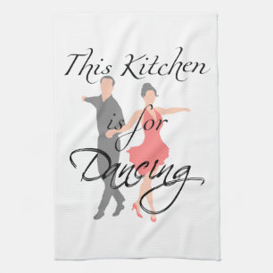 "This Kitchen is for Dancing" Küchentücher