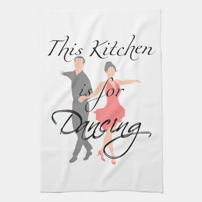 "This Kitchen is for Dancing" Küchentücher (Vertikal)