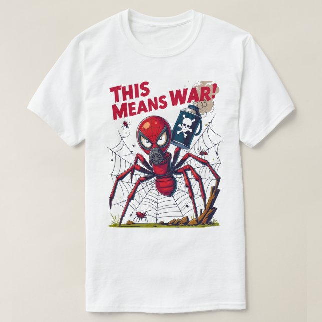 This Means War! – Spider’s Revenge T-Shirt (Design vorne)