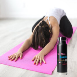 This Mom Runs on Coffee and Wine Trinkflasche