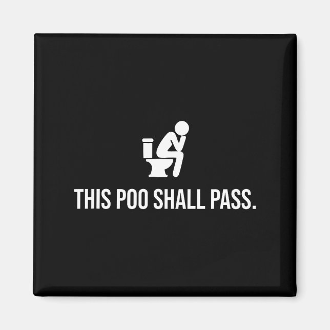 This O Shall P Funny Quote Birthday Party Gag Gift Magnet (Vorne)