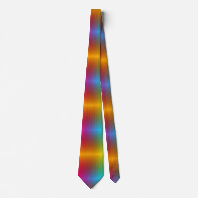 This rainbow pattern necktie  krawatte (Vorderseite)