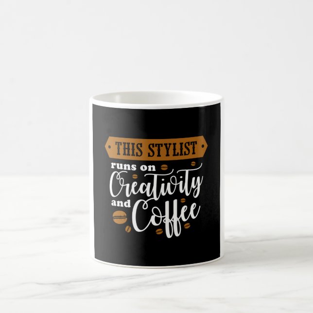 THIS STYLIST runs on Creativity and Coffee Kaffeetasse (Mittel)