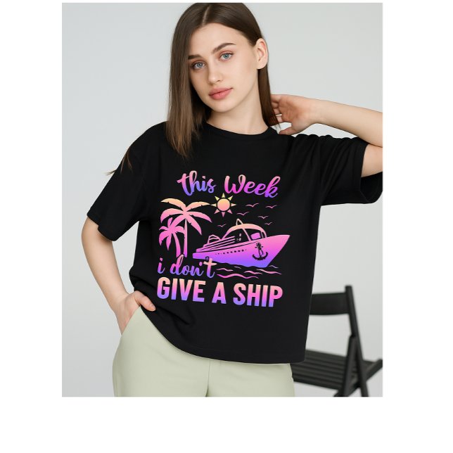  "This Week I Don't give a ship for cruise lovers Tri-Blend Shirt (Von Creator hochgeladen)