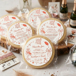 This Wife Is A Showgirl Bachelorette Party Favor Runder Aufkleber