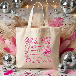 This Wife Is A Showgirl Bachelorette Party Jumbo Stoffbeutel