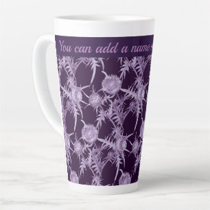 THISTL-violette Blume Milchtasse