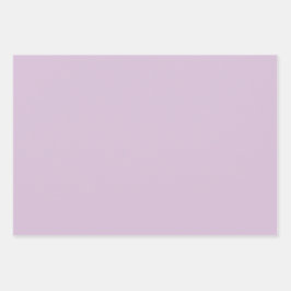 Thistle Pastel Periwinkle Lila Schatten 3 Töne Geschenkpapier Set