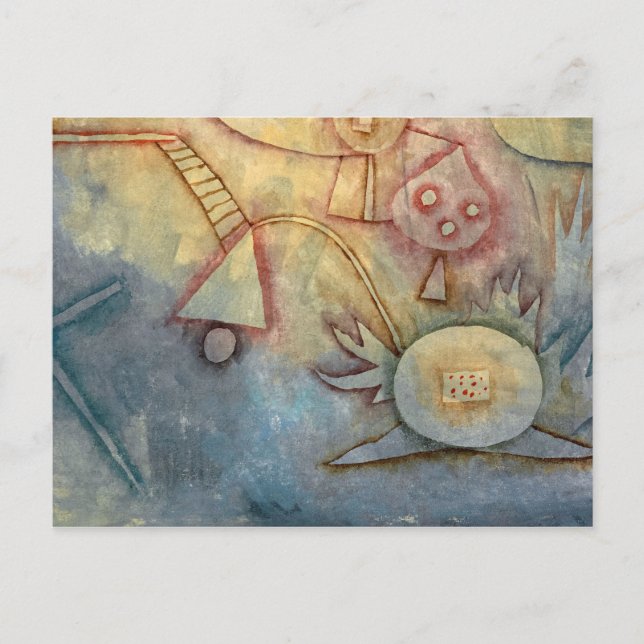 Thistle Picture, 1924 von Paul Klee Postkarte (Vorderseite)