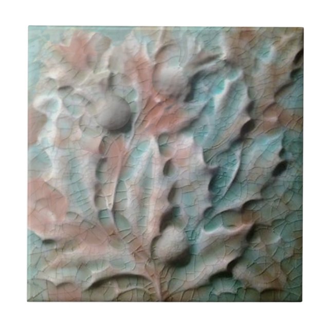 Thistle Theme American Encausa Imitats Relief Repr Fliese (Vorderseite)