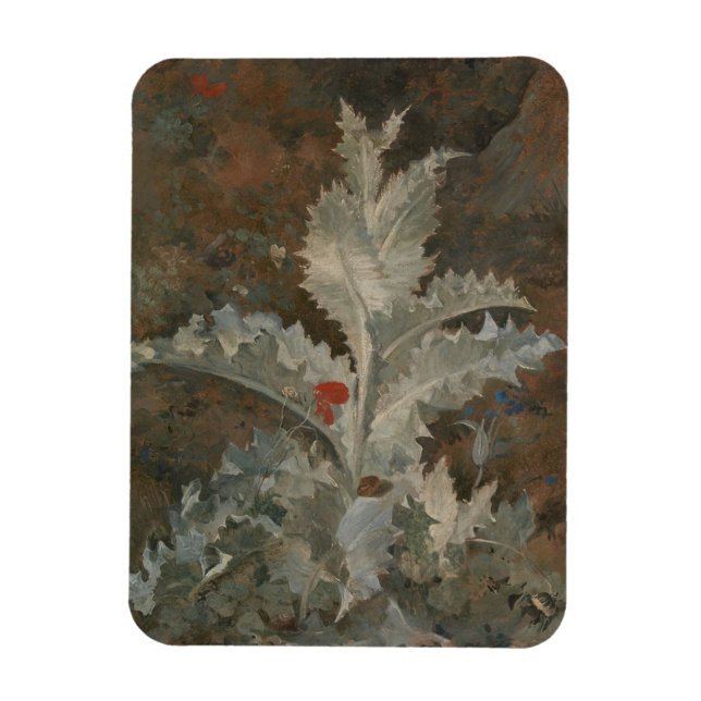 Thistle (von John Crome) Magnet (Vertikal)