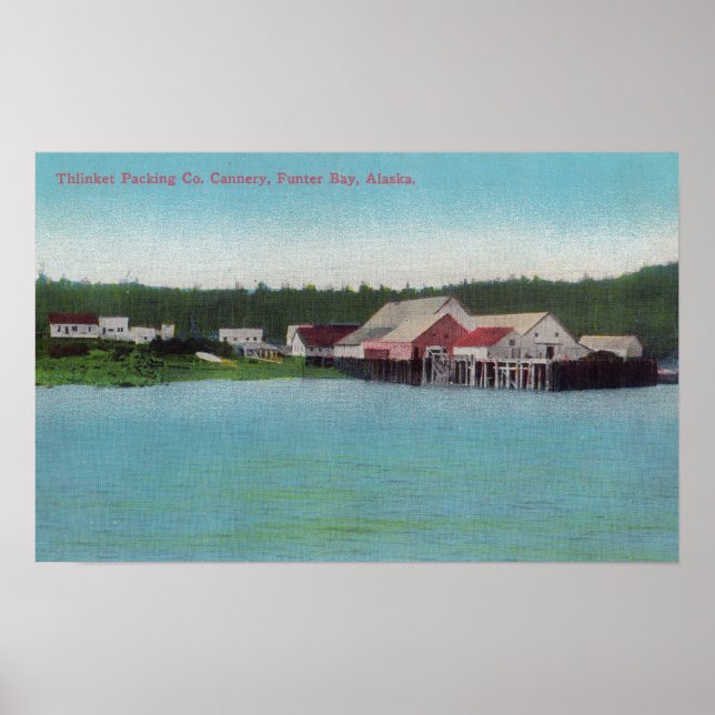 Thlinket Packing Co. Lachs Cannery Poster (Vorne)